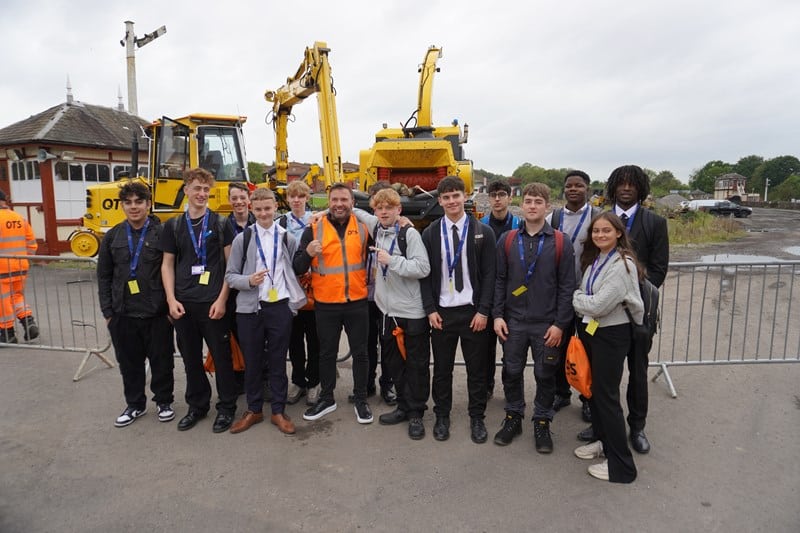 QTS Group inspire the next generation of rail experts at Future of Rail event in Derbyshire