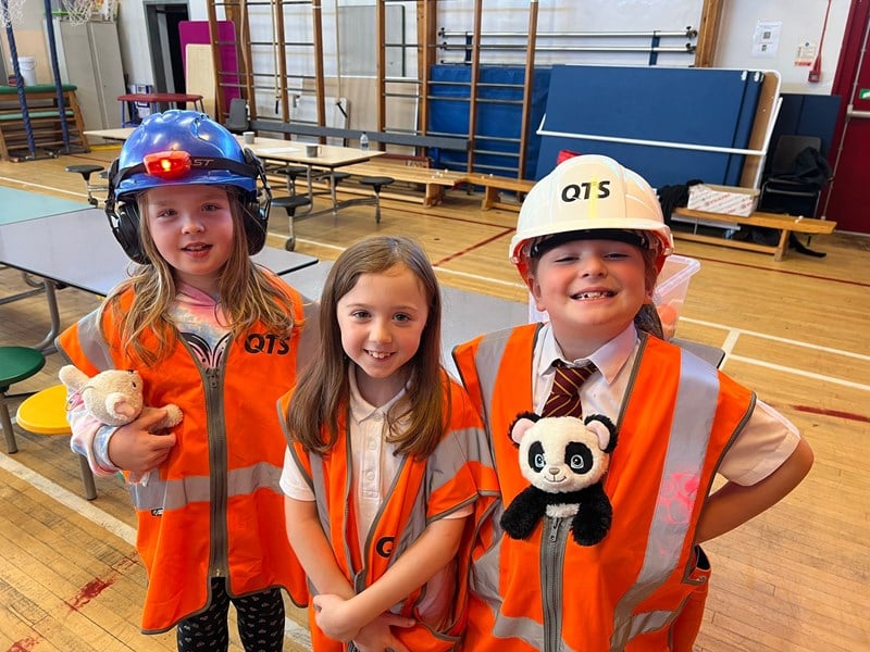 QTS Group visits Croy primary school to inspire next generation of rail experts