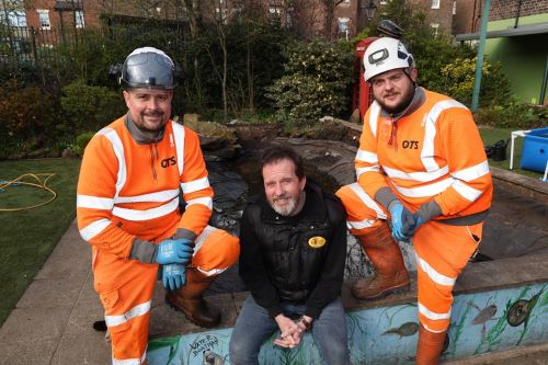 QTS Group supports KIND charity after pond leakage
