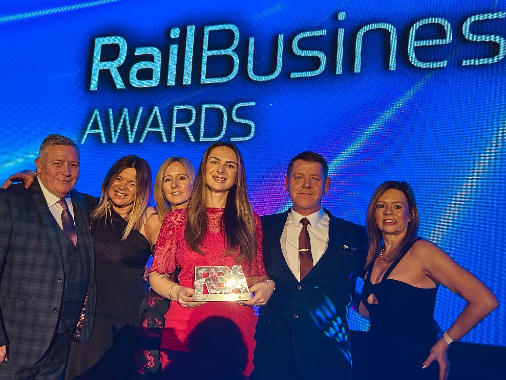 QTS Group win rail wellbeing award