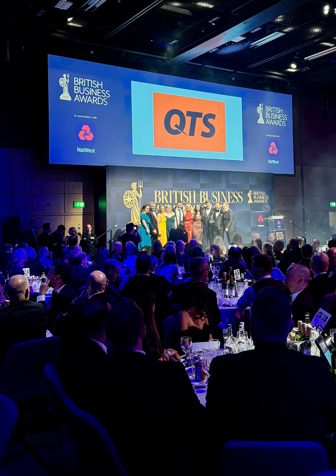 QTS Group wins fair work employer of the year at British Business Awards 2025